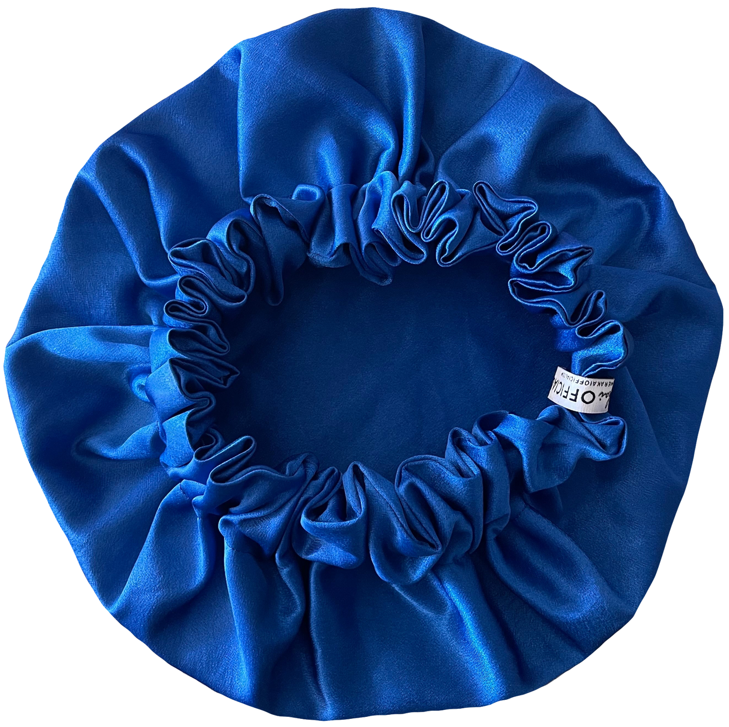 Royal Blue Satin Bonnet