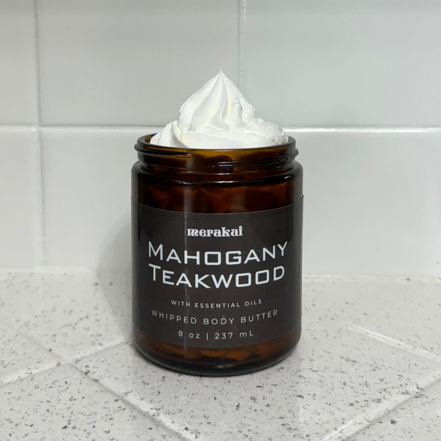Mahogany Teakwood Aromatherapy Whipped Body Butter