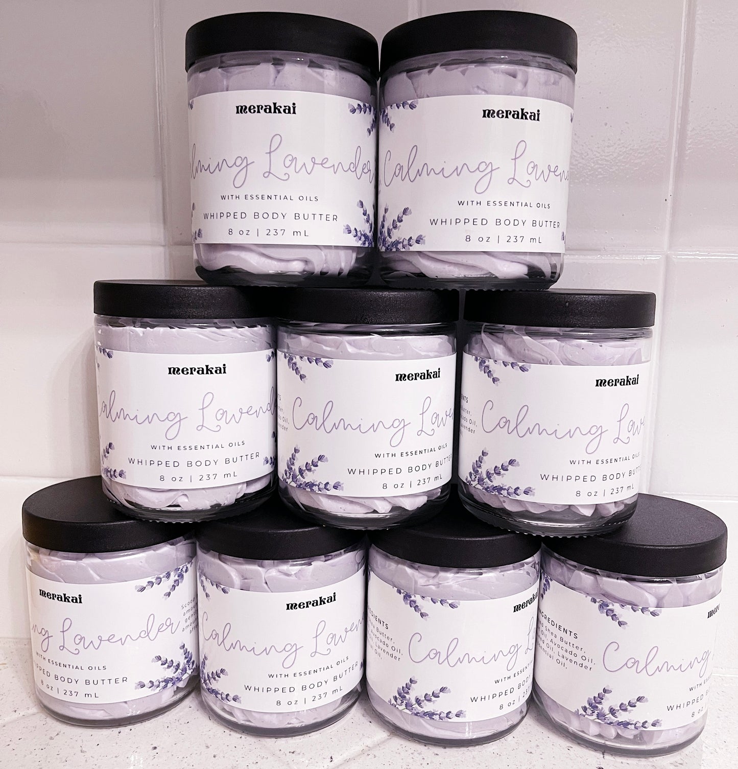 Calming Lavender Aromatherapy Whipped Body Butter