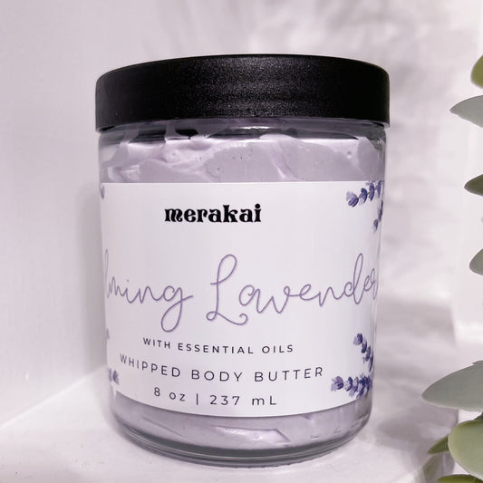 Calming Lavender Aromatherapy Whipped Body Butter