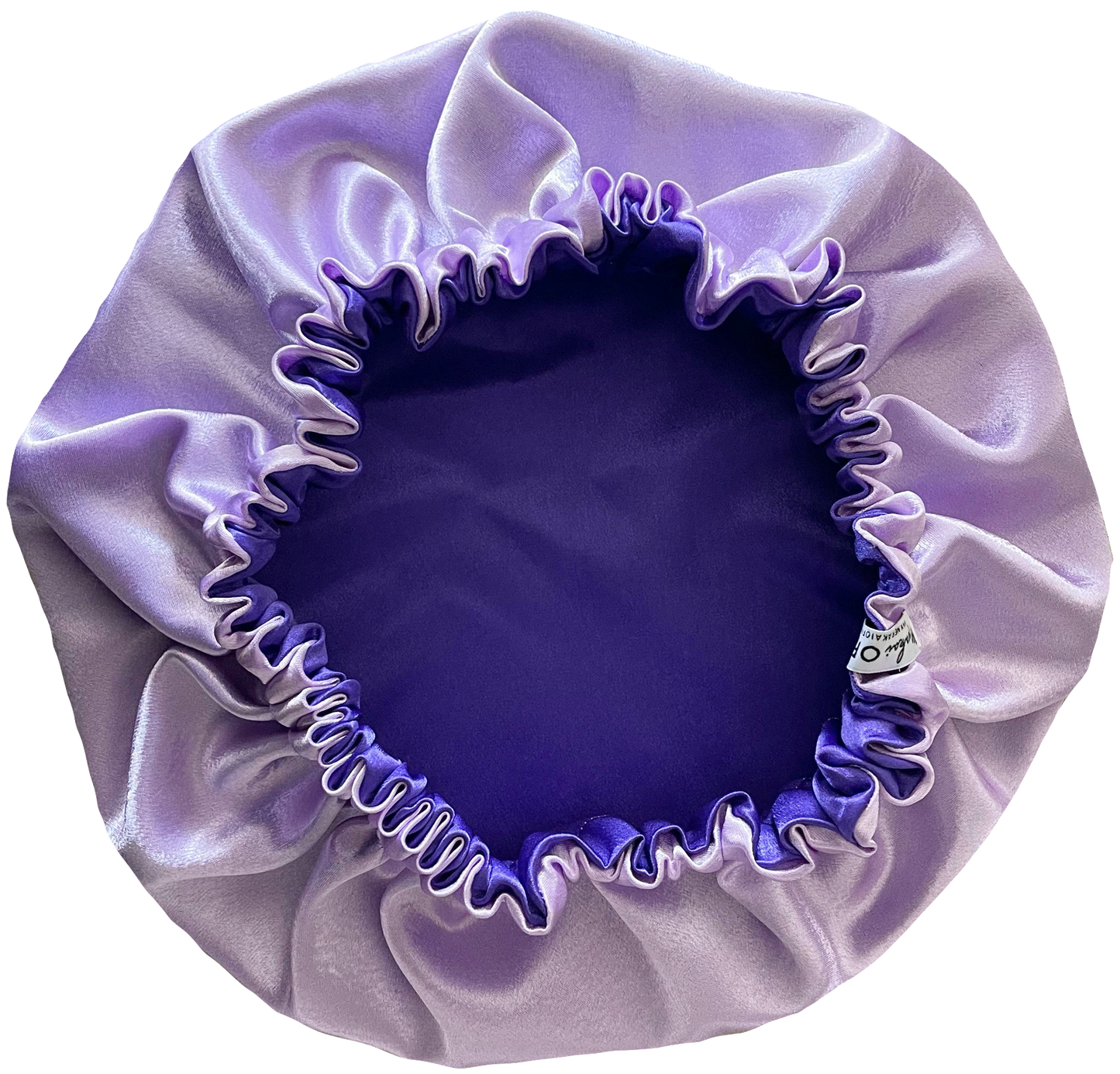 Purple Amethyst Reversible Satin Bonnet
