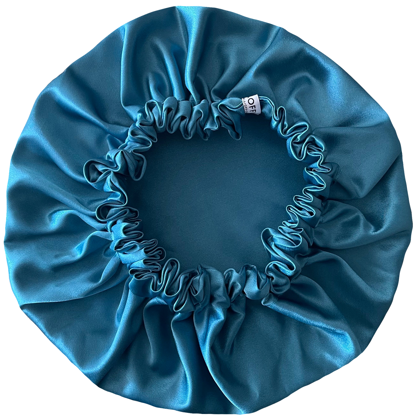 Teal Satin Bonnet