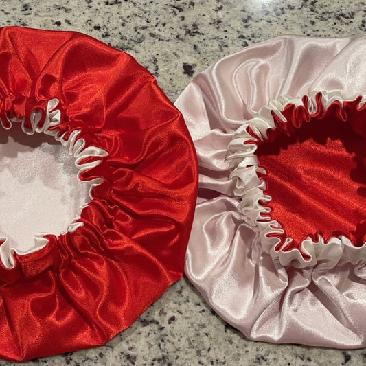 The Devastating Diva Reversible Satin Bonnet