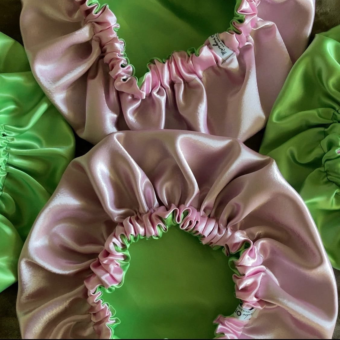 The Pretty Girl Reversible Satin Bonnet